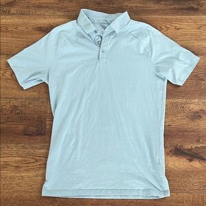 Men's Light Blue Polo Shirt - Classic Short Sleeve